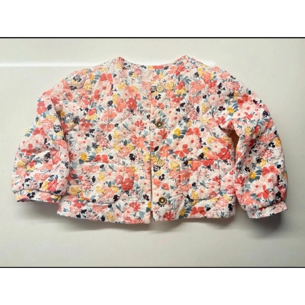 Beautiful quilted Janie and Jack Floral Quilted
Jacket, 18-24 Months